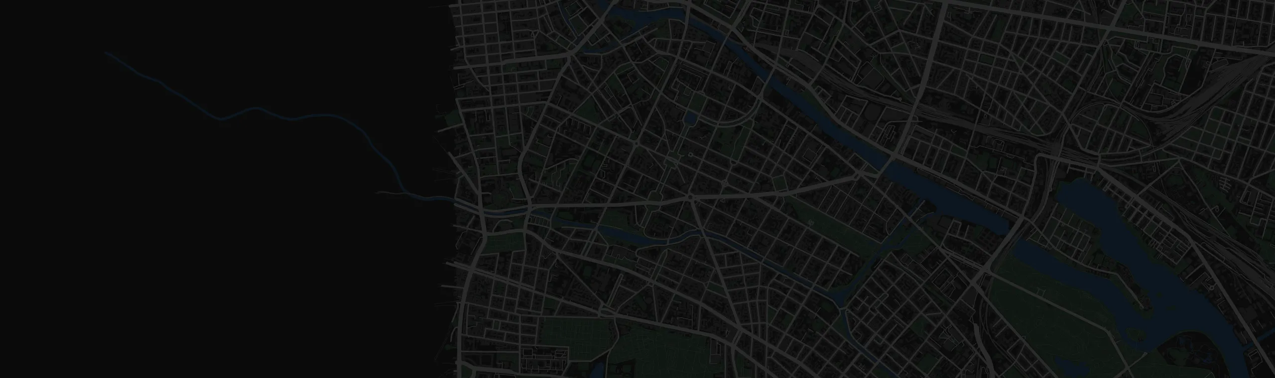 A map of Kreuzberg in Berlin, with a studio and its clients around town